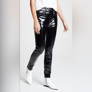 New with Tags Rag & Bone Super High Rise Ankle Skinny Vinyl Size 27